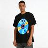 Cartoon UFO Print Kids T-shirt, Cute Alien Element Casual Breathable Top for Boys and Girls Pure cotton T-shirt