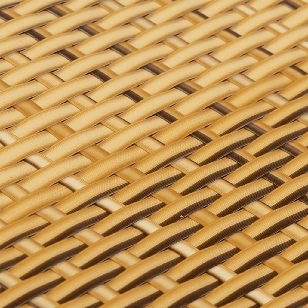 Vidaxl Parawan Balkonowy, Jasnobrązowy, 600X80 Cm, Polirattan