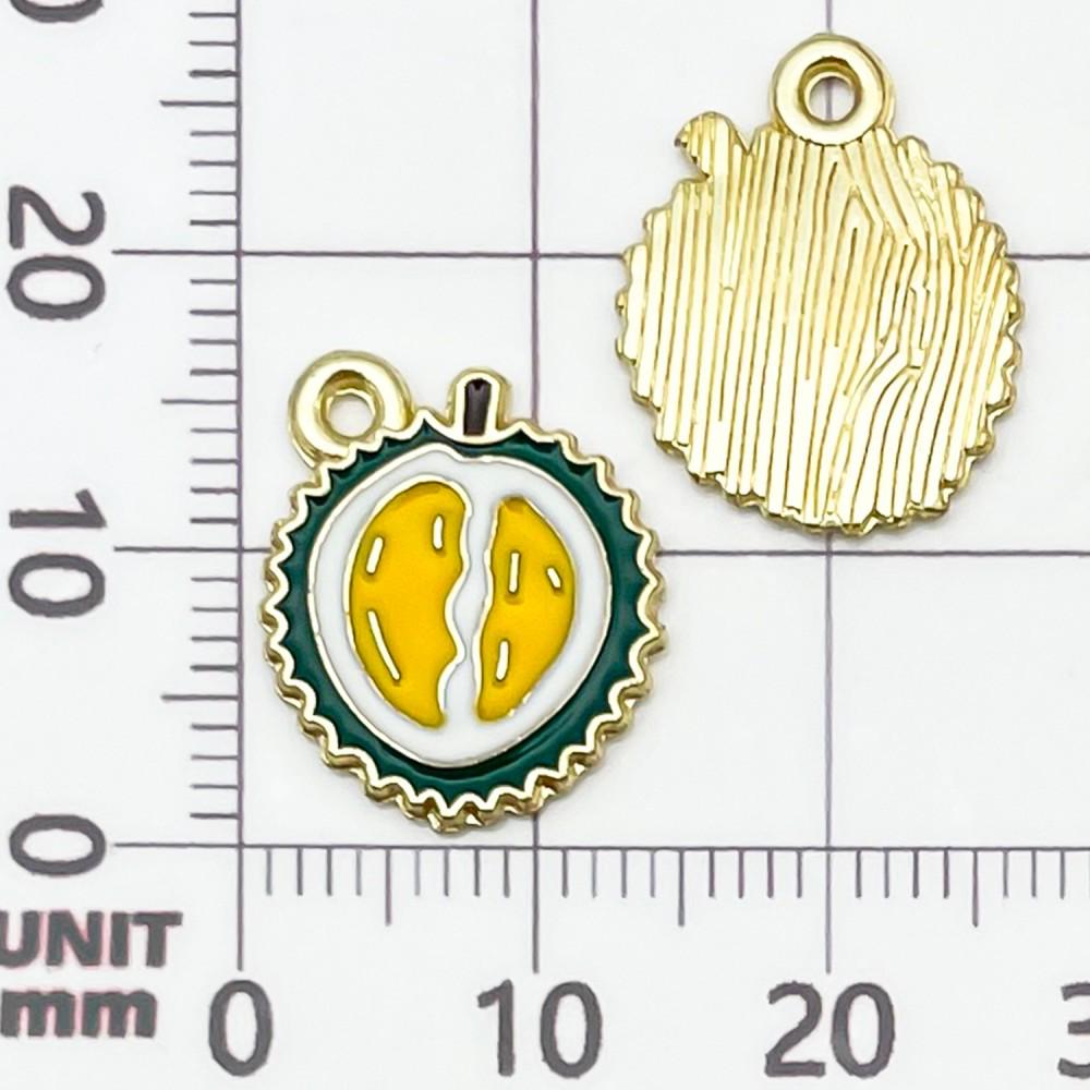30 Colorful Fruit Enamel Pendants for DIY Jewelry - Apples, Watermelons, Cherries