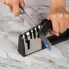 Kuchyňská 4segmentová ostřička nožů Multifunkční Přenosná Protiskluzová základna Ostřič nožů Domácí Kuchyňské Gadgety Příslušenství