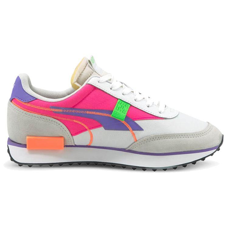 Puma Future Rider Twofold SD Weiß Leuchtend Lila Unisex Sneakers