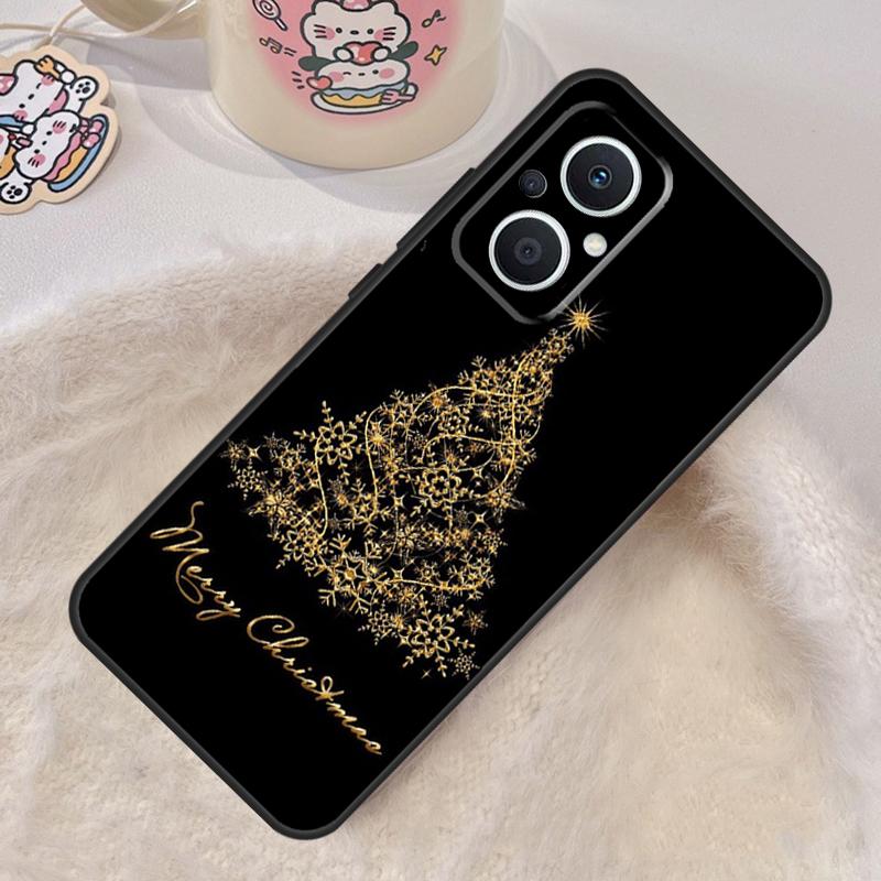 Merry Christmas Tree Case For OPPO Reno 5 Lite 4 6 7 8 10 Pro 8T 4Z 5Z OPPO Find X3 Lite X2 Neo X5 X6 Pro Cover