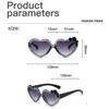Fashion Heart-Shape Sunglasses for Girls Boys Cute Cartoon Flower Sun Glasses Outdoor Sun Protection Children Lovely Glasses