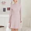 Women's 100% Cashmere Turtleneck Midi Dress