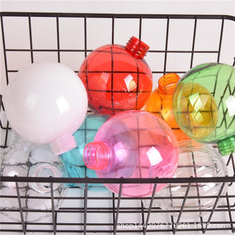Acrylic Feather Transparent Christmas Ornament Ball