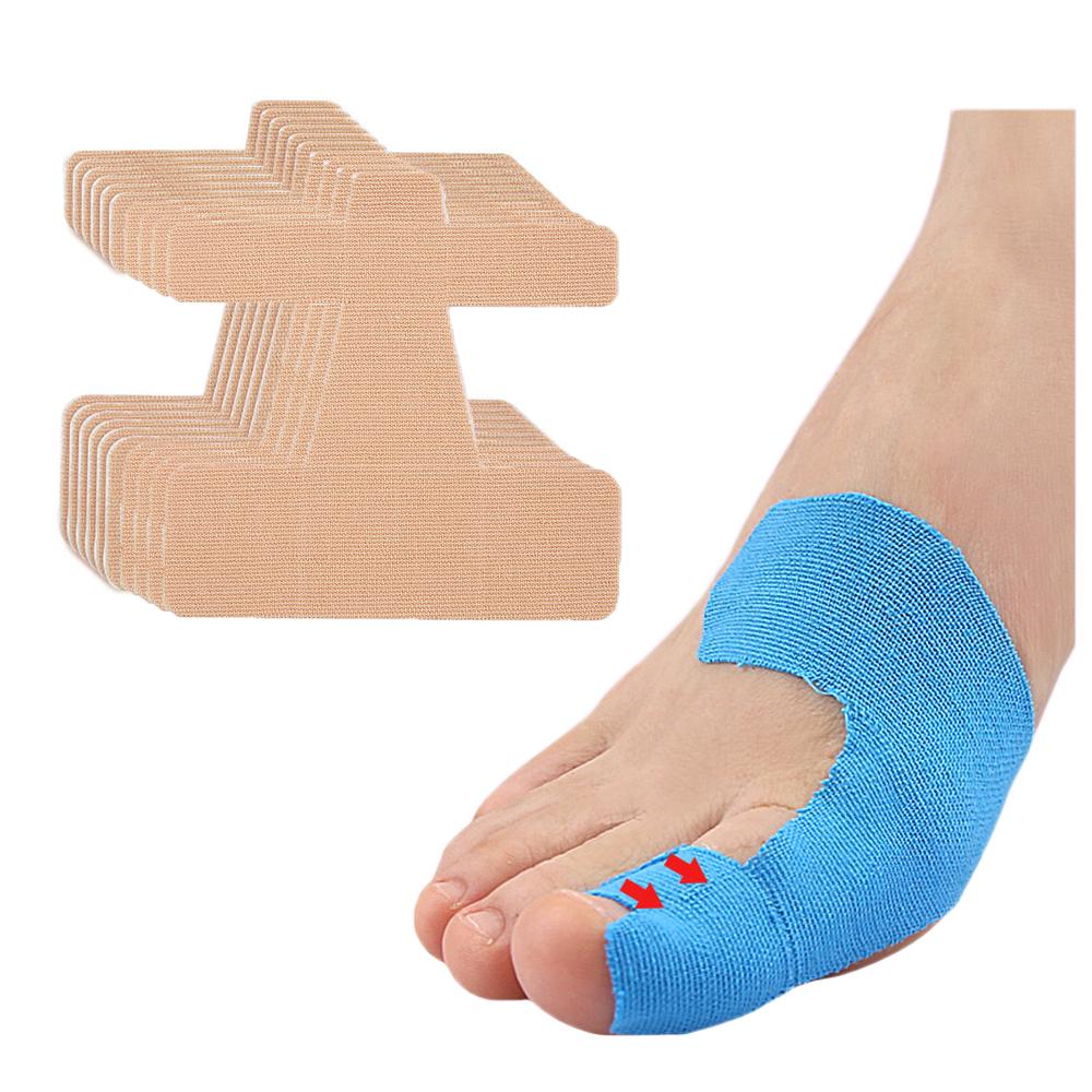 

10 шт. еластичної стрічки для фіксації вальгусної деформації пальців ніг з попередніми надрізами, попередньо нарізана кінезіологічна стрічка, полегшує біль, запобігає вальгусній деформації стопи, забезпечує підтримку пальців ніг 10pcs бежевий