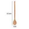 Kids Table Dessert Bamboo Cooking Cutlery for Children Catering Wooden Kitchen Utensil Spoon Tea Spoon Soup Spoon