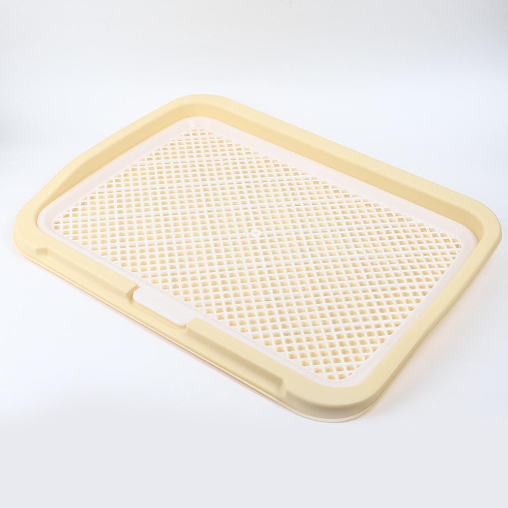 Easy Clean Puppy Potty Training Tray Leak Proof Pet Potty Pads Dog Toilet Tray Puppy Training жёлтый