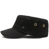 Spring Summer Outdoor Cycling Driving Hiking Fihing Sunhade Breathable Flat Top Military Cool Hat