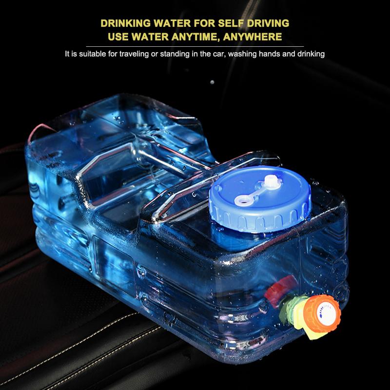 Camping Water Bucket Water Storage Water Container With Tap Food Grade Car Water Tap Big Capacity For Picnic Travel