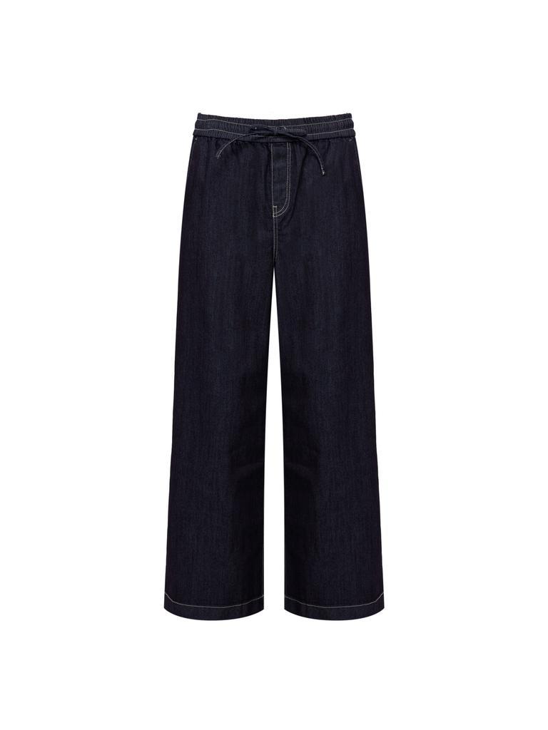 EIDER Cool Flex Women'S Denim Elastic Waist Pants_Dark Denim
