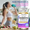 Bcuelov yeast free probiotic capsule active bacteria 36 strains prebiotics digestive enzymes enhance immunity and digestion absorption