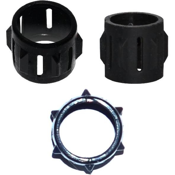 3-in-1 Silicone Shock Absorbing Tank Protector Sleeve | Anti-Break Glass Armor Cover | Durable Bands Will Fit Any Tank (black)