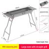 Zhi Shi Large Portable Folding BBQ Grill