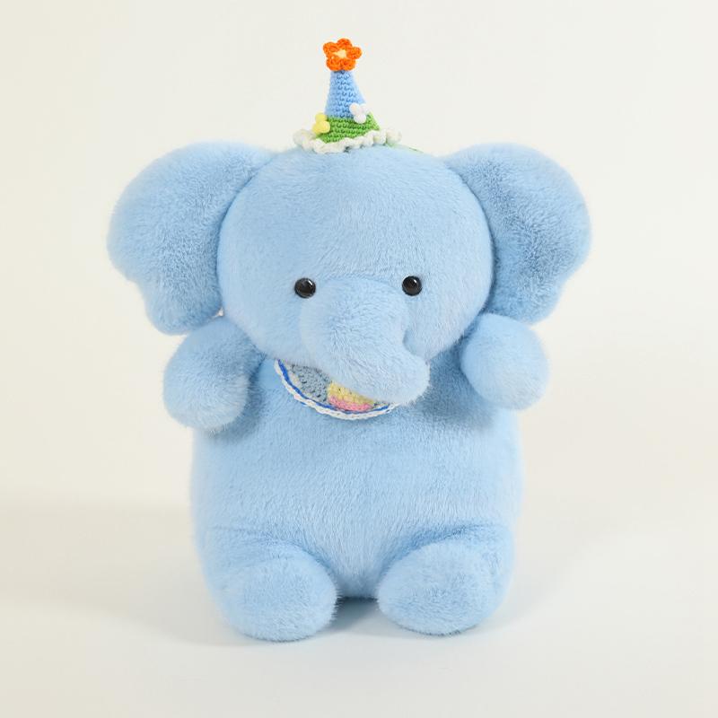 40cm Cute Animal Plush Doll Grey Raccoon Blue elephant penguin redpanda Plush Toy Super Soft Christmas Gift For Boys And Girls