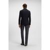 Boss Slim Fit Wool Cotton Blend Stretch Jacket Dark Blue  Fa25 