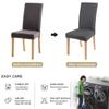 Elastic Chair Cover Universal Size Cheap Chair Covers Stretch Seat Slipcovers for Dining Living Room Home Protective Cover Decor