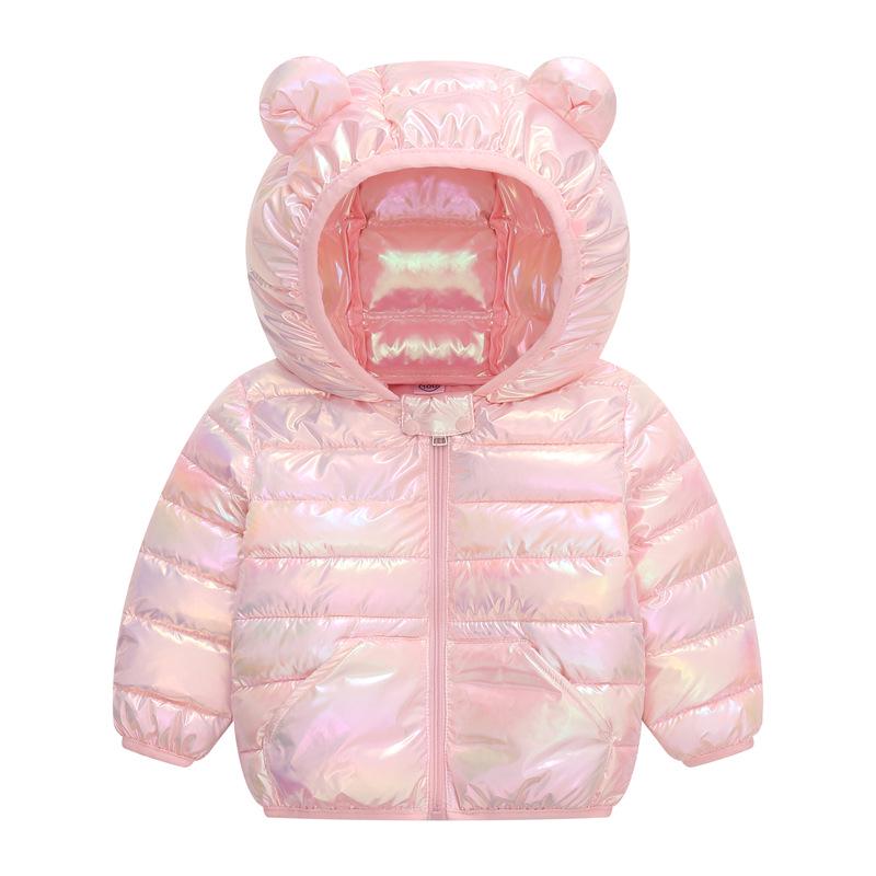 2025 Autumn/Winter Cartoon Children's Down Jacket - Lightweight Short Cotton Coat for Boys and Girls