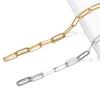 10Meters/Roll Stainless Steel Chain High Quality Gold Flat Chains for Necklace Bracelet Jewelry Making DIY Components Wholesale