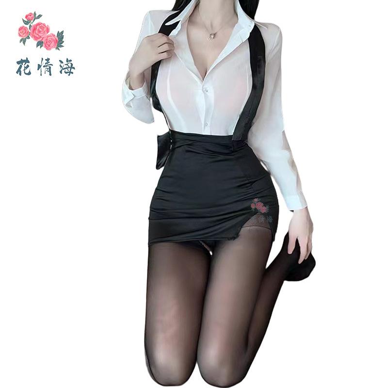 Popular sexy lingerie tight skirt pure desire senior secretary seduction OL