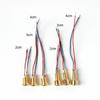 Universal Pin Socket Female Socket With Soldering Wire Mmcx Pure Copper Gold Plated Built-in Hreaded Nut Holder