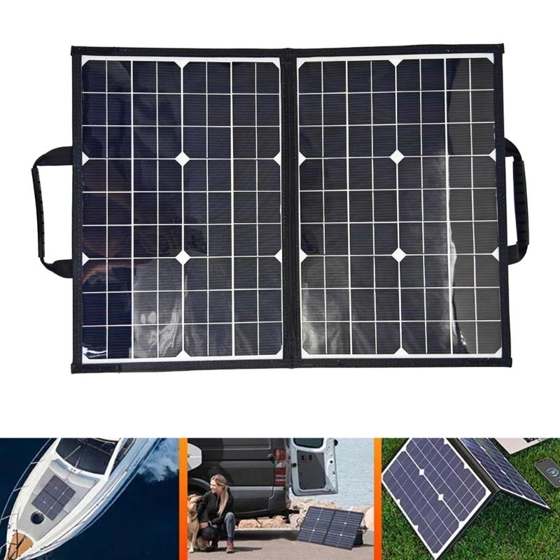 Portable Solar Charging Device 40W Folding Solar Charge Cell Plate Charging Device For Travelling Camping Hiking