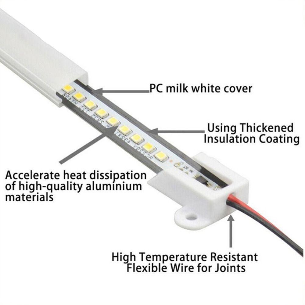 72 LEDs LED Tubes 30/40cm LED Strips Portable LED Rigid Light Strip