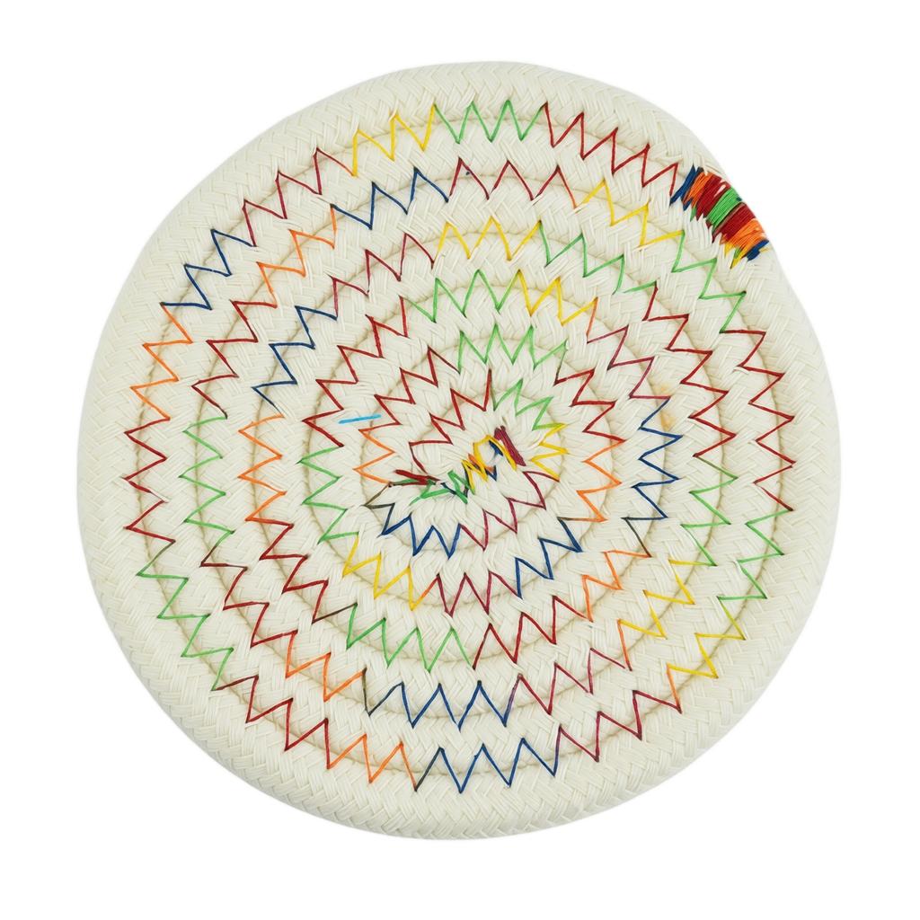 Cotton Rope Woven Placemat 11cm - Heat Table for Kitchen, Dining Room Decor