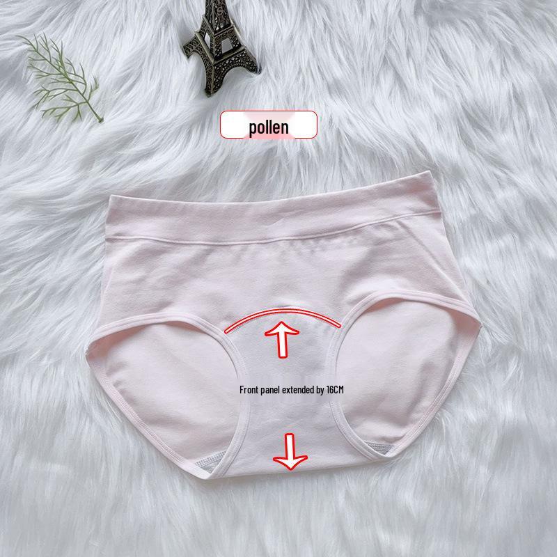 Plus Size Women's Cotton Mid-Rise Hip-Lifting Breathable Triangle Panties