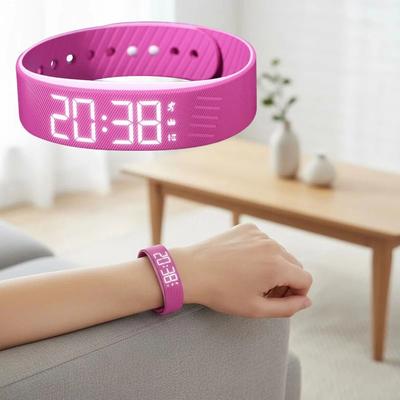 Waterproof Vibrating Alarm Wristband Adjustable Band Silent Vibration Silent Smart Band Snooze-proof Wake Up Wristband