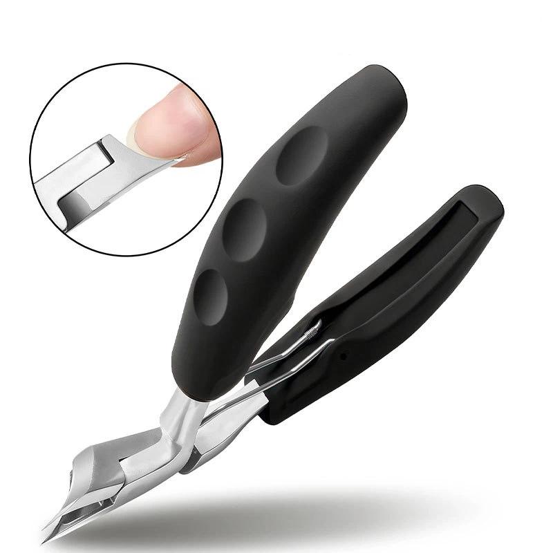 Heavy-Duty Nail Clippers For Thick Hard Toenail Cutter Long Inclined Arc Blade Manicure Scissor Tools