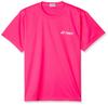 YONEX Uni Dry Short Neon Pink Size Small To Japanese Size Men's Shirt, Sleeve, (705), (equivalent S)