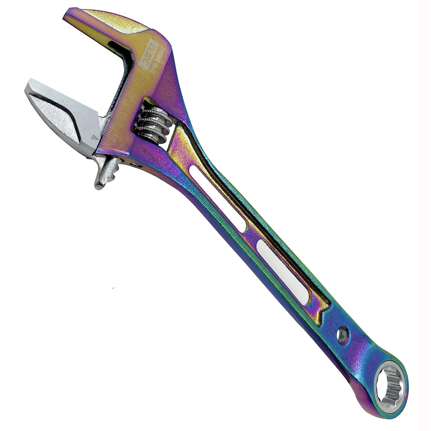

SK11 SPIDER Gear Wide Adjustable Wide Wrench, Rainbow, Opening, 36mm, SPD-36GMP