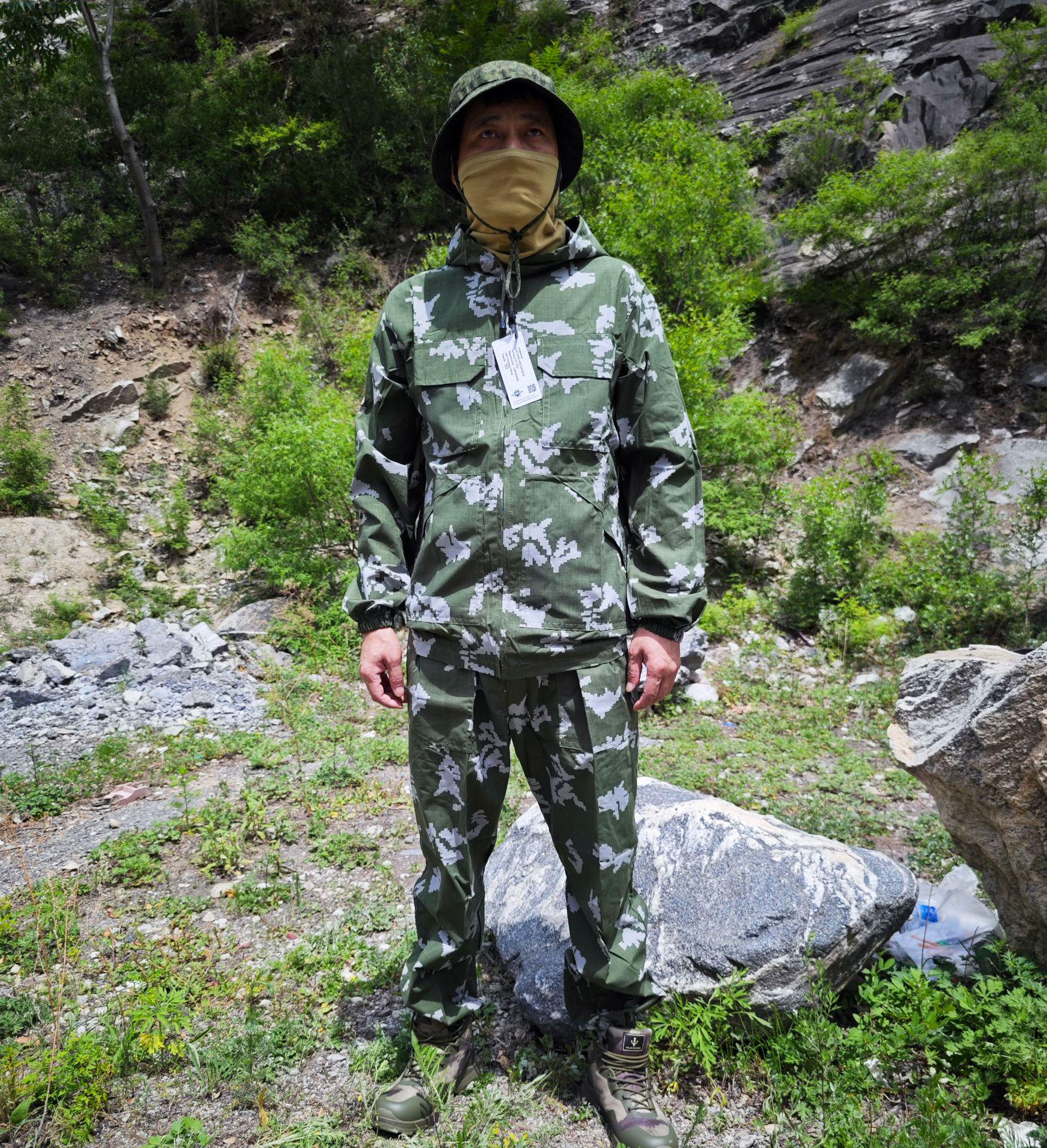 Russian Military Summer Camouflage Combat Uniform - Outdoor Multi-purpose Work Coveralls 56