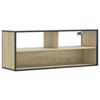 VidaXL TV Cabinet Sonoma Oak 100x31x39.5cm Engineered Wood and Metal, TV Stand, Media Cabinet, TV Console, HiFi Furniture, 848935