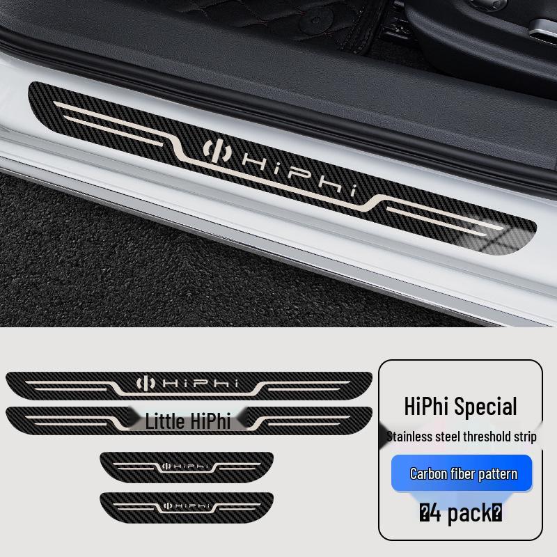HiPhi Y X Z Interior Welcome Pedal Sill Strip for Car Modification