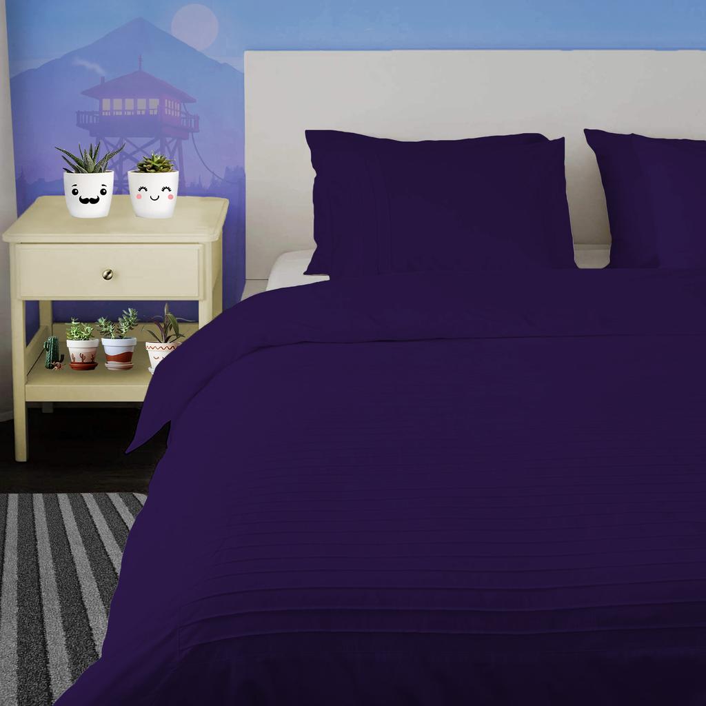 Moroccan Streak 3PC Duvet Cover Set in 100% Egyptian Cotton, 600TC - Multi Sizes & Colors