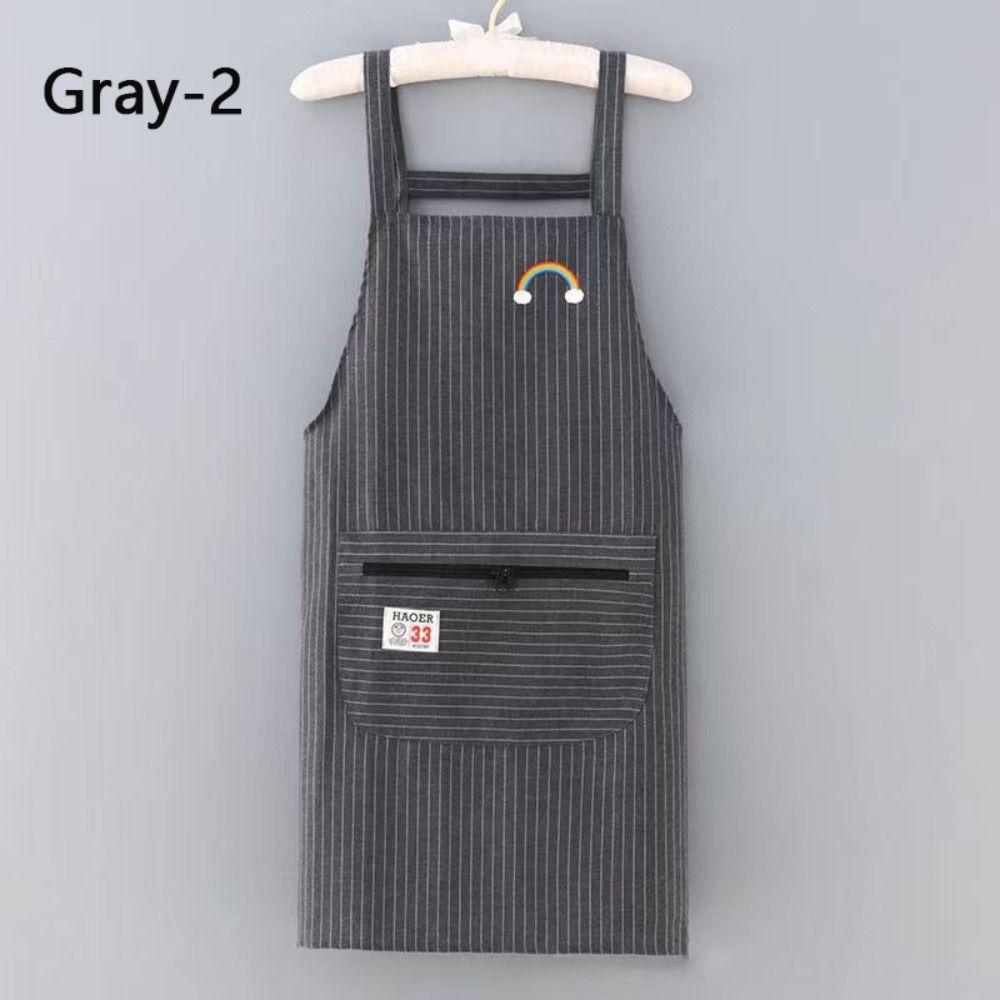 Household Antifouling Barista Apron Abrasion Resistant Work Apron Kitchen Apron Restaurant