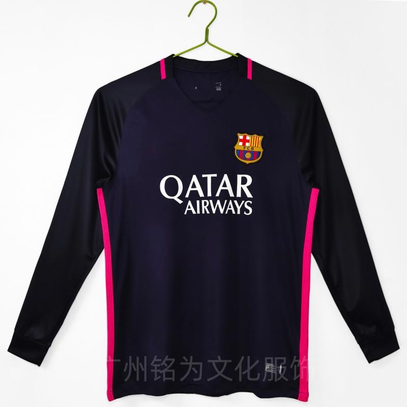 Mens Long Sleeve Retro Football Jersey Vintage Team Sportswear Soccer Fans