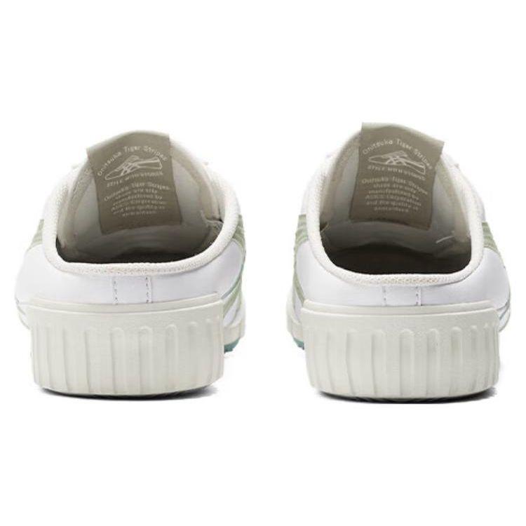 ONITSUKA TIGER Machuation Sabot Comfortable Non-Slip Durable Low-Top Casual Shoes Unisex Sneaker White Green 1183C012-102