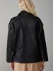 Damen Retro PU-Leder Motorradjacke - Herbst/Winter BF Stil