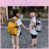 Modern Canvas Drawstring Backpack For Kids Large Capacity Lightweight Unisex Design