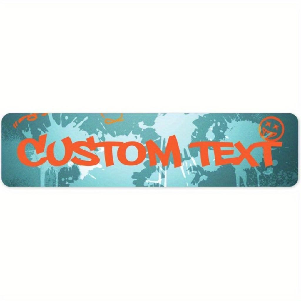 Personalized Street Sign Metal Plaque Custom Text Indoor Outdoor Home Wall Decor