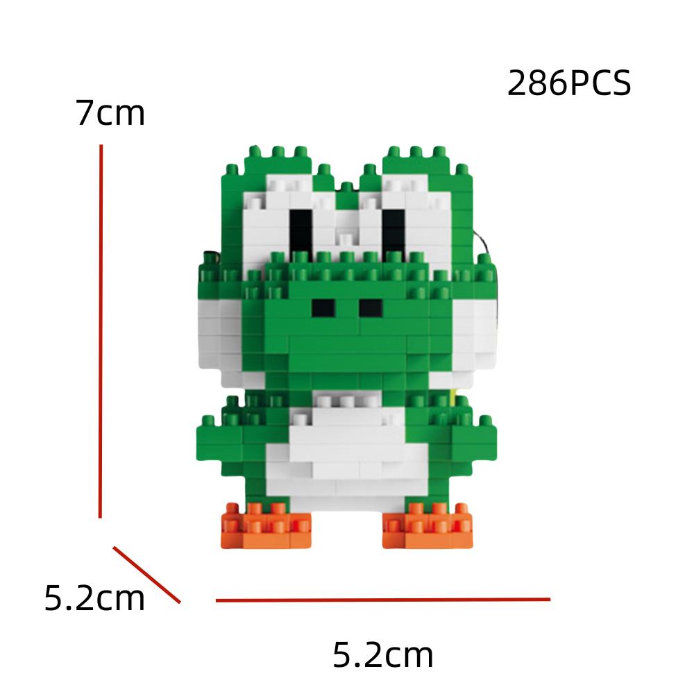 Building Blocks  Particle Cartoon Kawai Desktop Ornaments Halloween Birthday Gifts Christmas Toys Cuddly Toy Dinosaur Puzzle