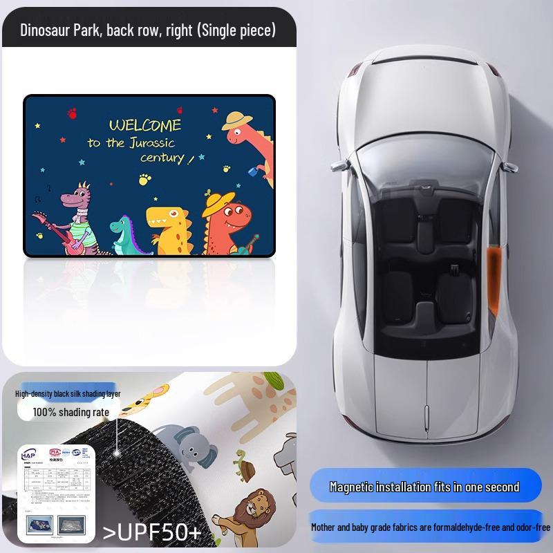 Magnetic Car Sun Shade Curtain for Baby - Side Window Sun Block & Privacy Protection