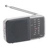 AM/FM Radio with Speaker Mini Transistor Radio with Strap Battery Powered Radio Telescopic Antenna for Emergency Use