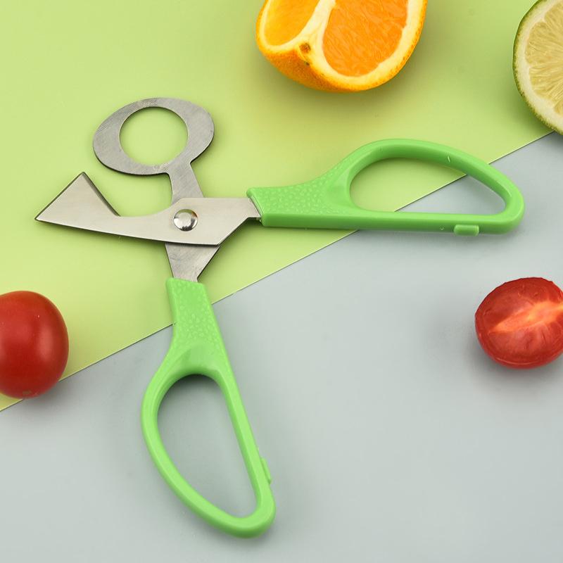 1Pc Quail Egg Shell Scissors Rust Resistant Durable Cigar Cutters Multifunction Kitchen Tools Stainless Steel Egg Scissors