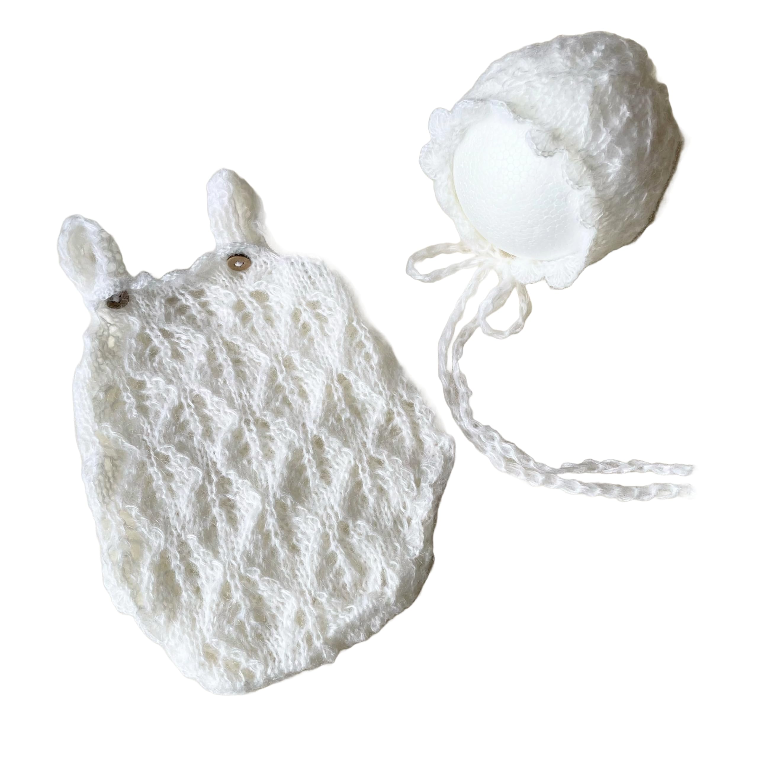 

Новорожденный Фото Костюм Цветочный Чепчик Ажурный Ромпер для доступен в 4 цветах для 0 месяцев [Магазин NANA s] & Комплект, 0-6 месяцев, (белый (2.5~3.5кг))