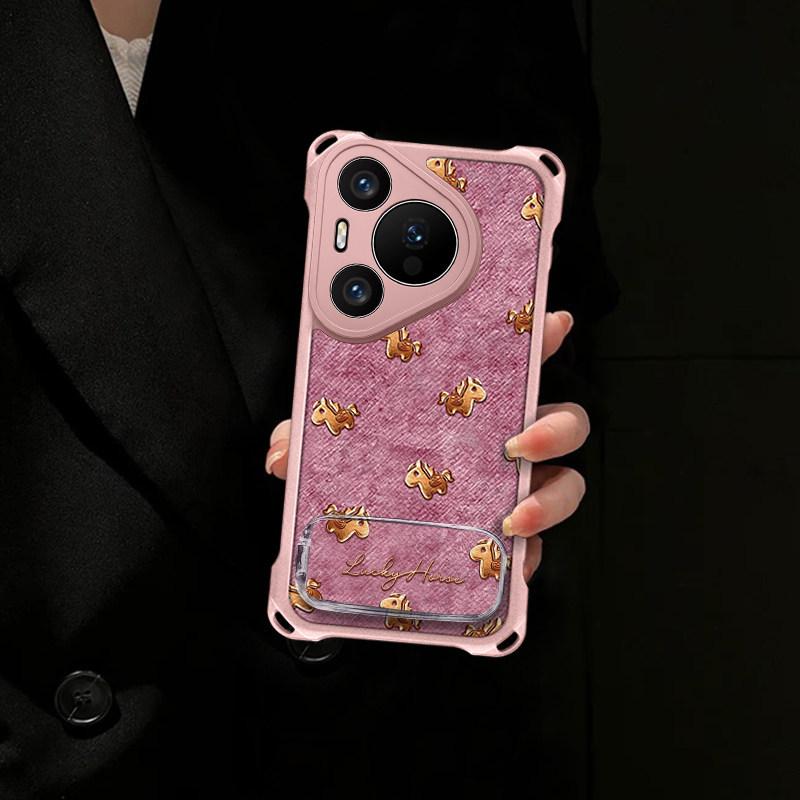 Full screen pony is suitable for Huawei P80 mobile phone case P70 lanyard P60 bracket P50 personalized P40 anti-drop P30 case