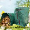 Yard Bags Foldable Stand-Up Container 2 Pieces 270L Portable Yard Garbage Bin For Clippings Branches Debris Landscaping Party